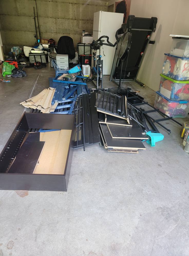 Renovated home interior cleared of construction debris after professional cleanup